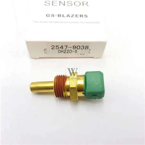 Excavator Doosan DH220-5 Engine Spare Parts Water Temperature Sensor 2547-9038 Engine Temp Switch