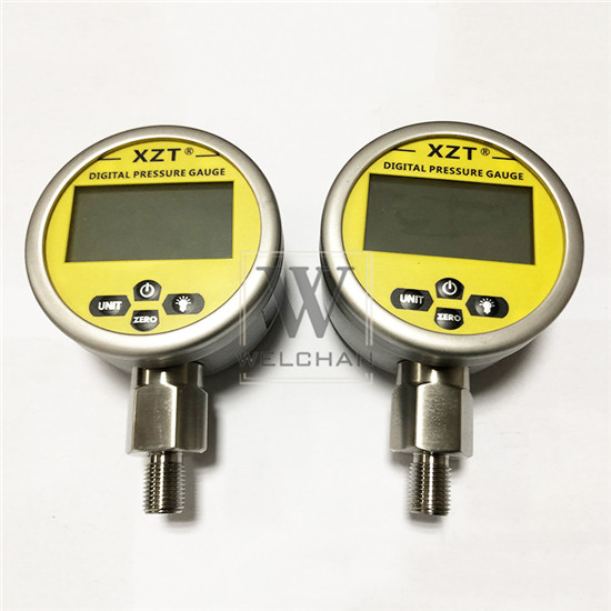 Excavator Hydraulic Pressure Test Tools 70C Pressure Gauge Quick Release